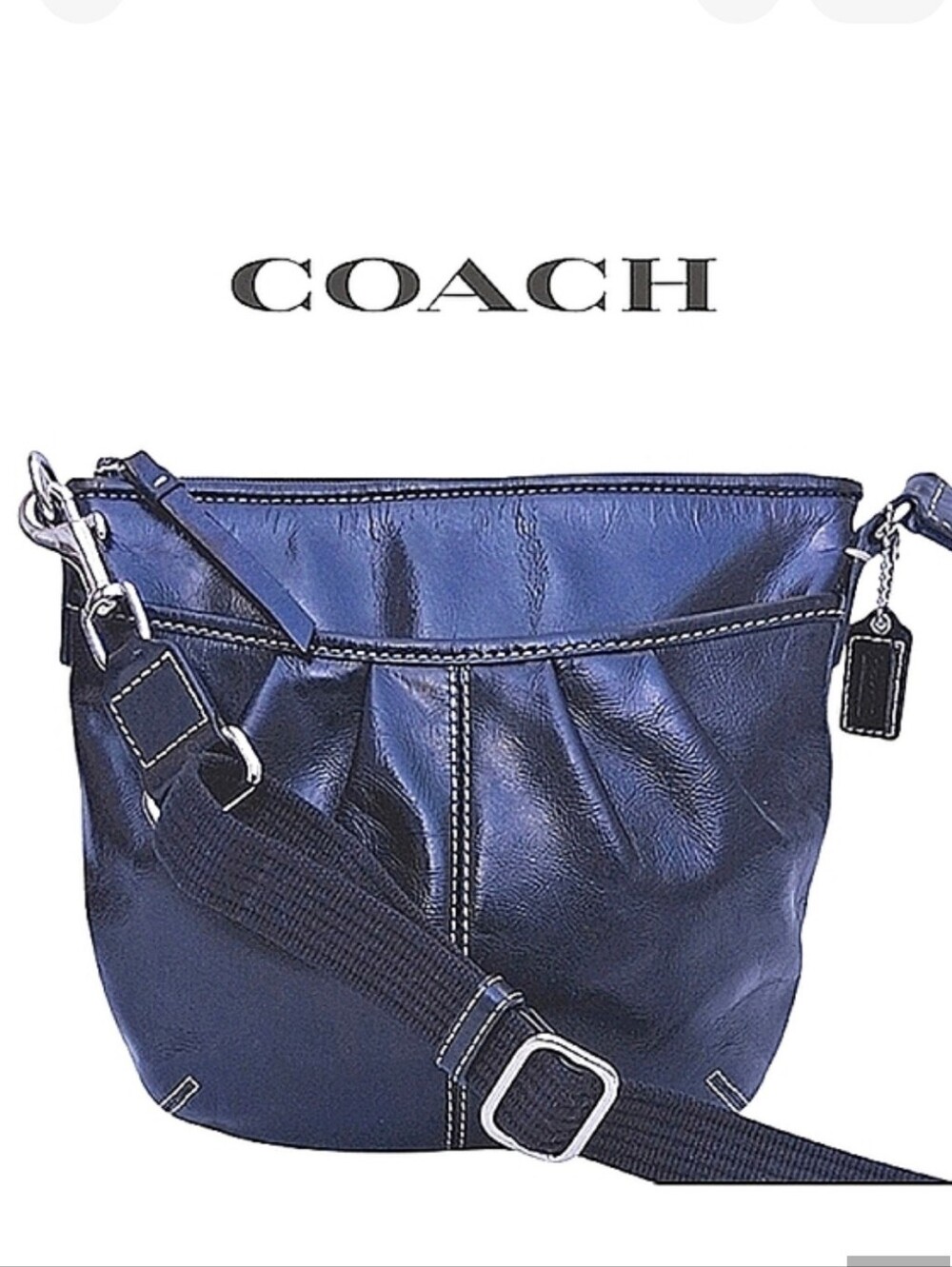 COACH Ashley Soho Vintage Pleated Swingpack Messenger Crossbody